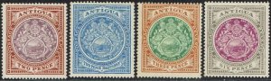 ANTIGUA 1908 ARMS 2D - 6D WMK MULTI CROWN CA