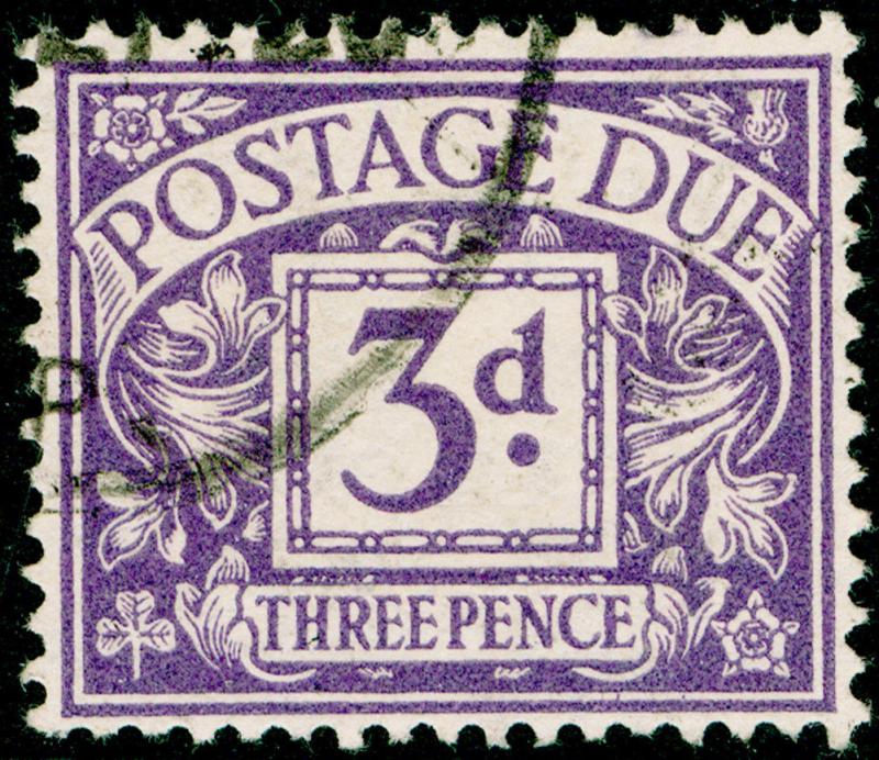 SGD14, 3d dull violet, FINE USED, CDS. WMK BC