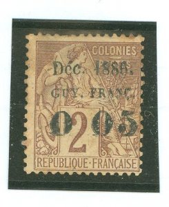 French Guiana #2a Unused Single