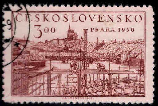 Czechoslovakia Scott 435 Used CTO 1950 stamp