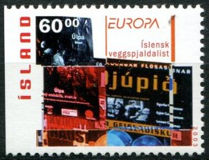Iceland Sc#993 MNH, 60k red brn & multi, Europa (C.E.P.T.) 2003 - Posters (2003)