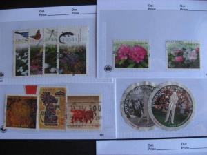 Canada over 50 sales cards with sets,commemoratives with modern!