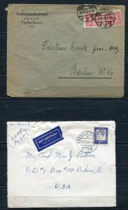 German 4 Postal  Covers 1923 and up  Used 4784