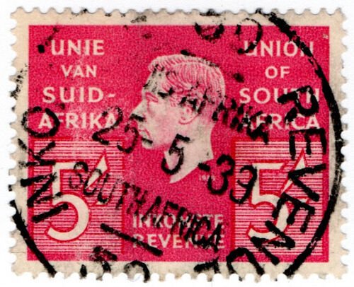 (I.B) South Africa Revenue : Duty Stamp 5/- 