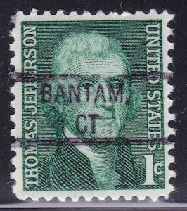 Precancel - Bantam, CT - PSS 828