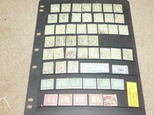 LUXEMBOURG-POSTAGE DUES + USED & UNUSED HINGED 