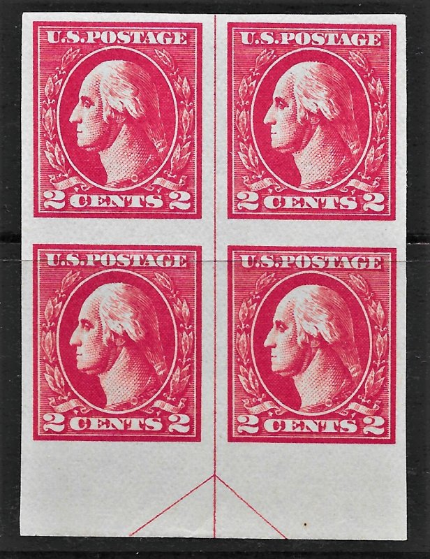 1920 US Sc. #534A VF NH Arrow Block, Type VI, minor gum creases, Cat Val $475.00