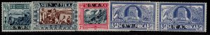 SOUTH WEST AFRICA GVI SG105-108, 1938 Voortrecker set, LH MINT. Cat £110.