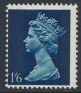 GB  1/6d  Machin 1967 SC# MH16  MNH   significant shift see  scan