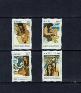 Nauru: 1990 Folk legend, Eoiyepiang daughter of thunder and lightening, MNH set