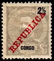Portuguese Congo SG#80 Mint - 1911 2 1/2r.  - Kings, Numbers