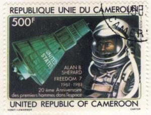 Cameroun #C291 space - Alan Shepard