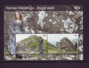 Faroe Islands Sc 500 2008 Mythical Places stamp sheet mint NH