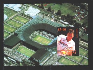 Saint Vincent and the Grenadines. 1988. bl10. Tennis. MNH.