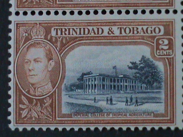 ​TRINIDAD & TOBAGO-1938-SC# 51- KING GEORGE VI--BLOCK MNH VF-86 YEARS OLD