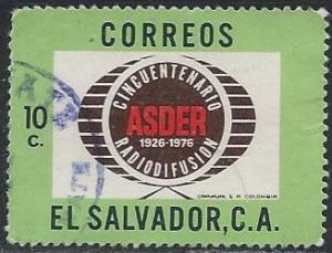 El Salvador 892 (used) 10c broadcasting