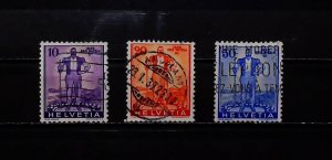 1936 Switzerland National Defence Fund Used Full Set A30P1F40344-