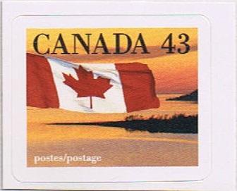 Canada Mint VF-NH #1389 Flag over Shoreline