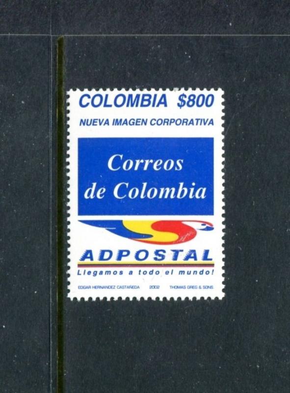 Colombia 1186, MNH, New Emblem of Adpostal 2002. x23516