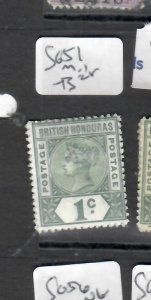 BRITISH HONDURAS PPPP0506  QV 1C     SG 51    MOG