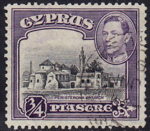 Cyprus - 1938 - Scott #145 - used - Peristerona Church