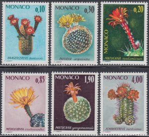 MONACO Sc # 955-6- CPL MNH - PLANTS from MONACO BOTANICAL GARDENS