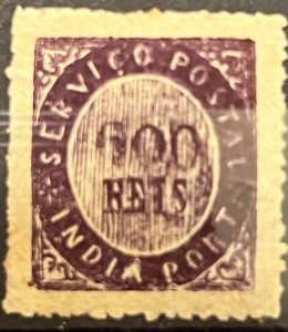 Portuguese India 1863 SC 27 / Mun 19 Mint