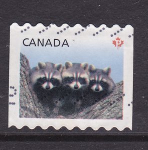 Canada -2012  - Wildlife Baby Racoons P - used