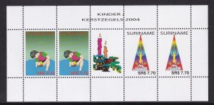 Surinam   #1319-1320  MNH 2004  sheet  with 2 sets  child care