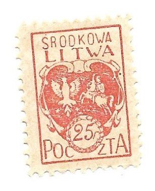 Central Lithuania 1920 - M - Scott #1 *