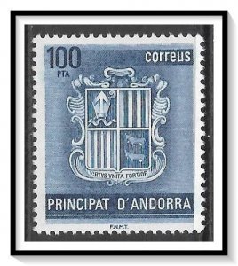 Andorra Spanish #142 Coat Of Arms MNH