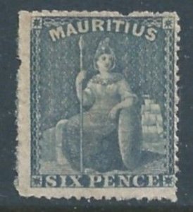 Mauritius #22 Mint No Gum 6p Britannia