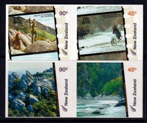 New Zealand 2004 Lord of the Rings Self-adhesive Mint MNH Set Block SC 1967a