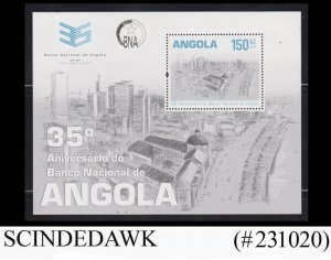 ANGOLA - 2011 35TH ANNIVERSARY OF NATIONAL BANK MIN/SHT MNH