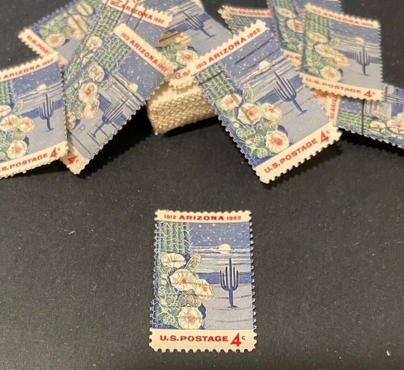 ~~VINTAGE TREASURES ~~ Stamps For Crafting: US Arizona 4c; 30 Pieces