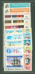 Pitcairn Islands #62-71  Single (Complete Set)