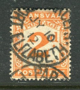 TRANSVAAL; 1907 early Postage Due issue fine used 2d. value