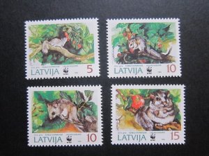 Latvia 1994 Sc 381-384 set MNH