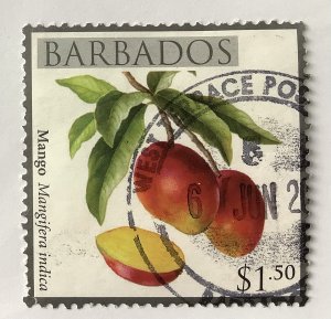 Barbados 2011 Scott 1180 used - $1.50, Local fruits, Mango