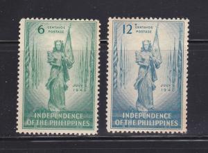 Philippines 501-502 MH Flags (C)