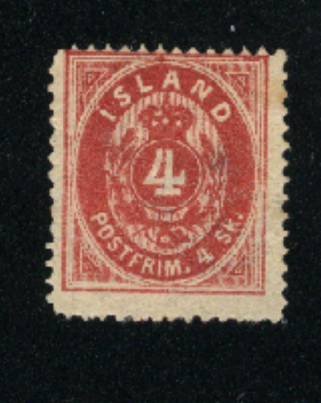 Iceland 2  used  1873 PD