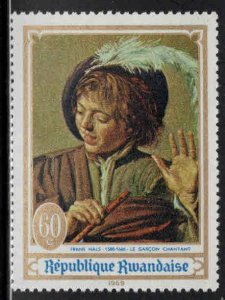 RWANDA Scott 283 Singing boy stamp
