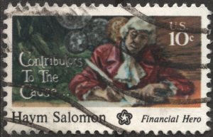 SC#1561 10¢ Contributors to the Cause: Haym Salomon (1975) Used