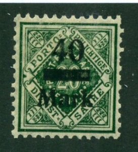 German States - Wurttemberg 1923 #O69 MH SCV(2024)=$0.25