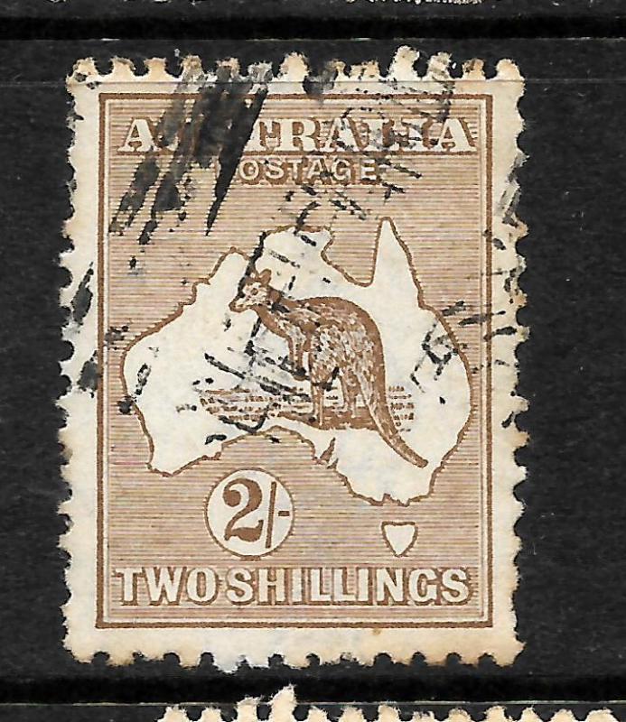 AUSTRALIA 1915-27  2/-  KANGAROO  FU   SG 41