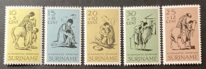 Suriname 1967 #b132-6, Easter, MNH.