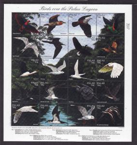 Palau-Scott#402-unused NH sheet-Birds-1996-