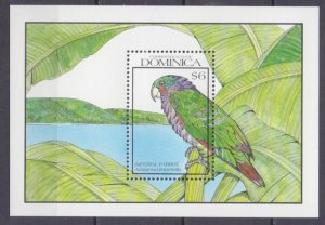 1990 Dominica 1337/B169 Birds - Parrot 7,00 €