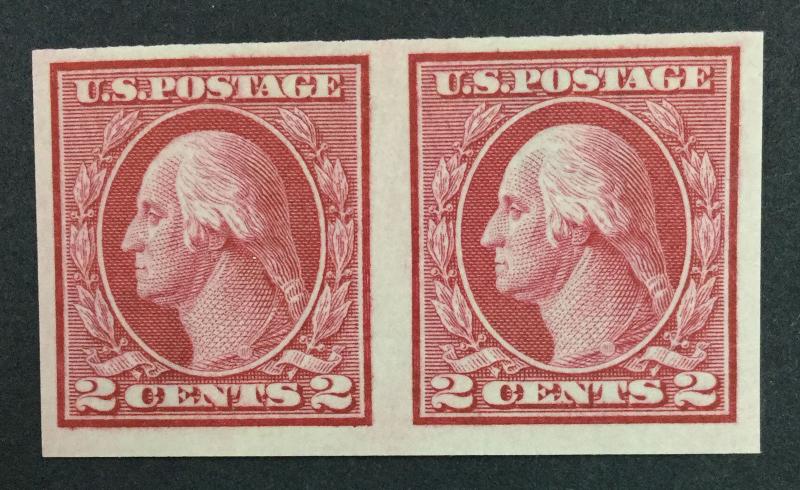US #459 PAIR MINT OG NH **PSE CERT** $600 LOT #1097