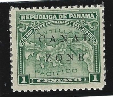 Canal Zone Scott #9 Mint NH 1c Overprint 2021 CV $2.50